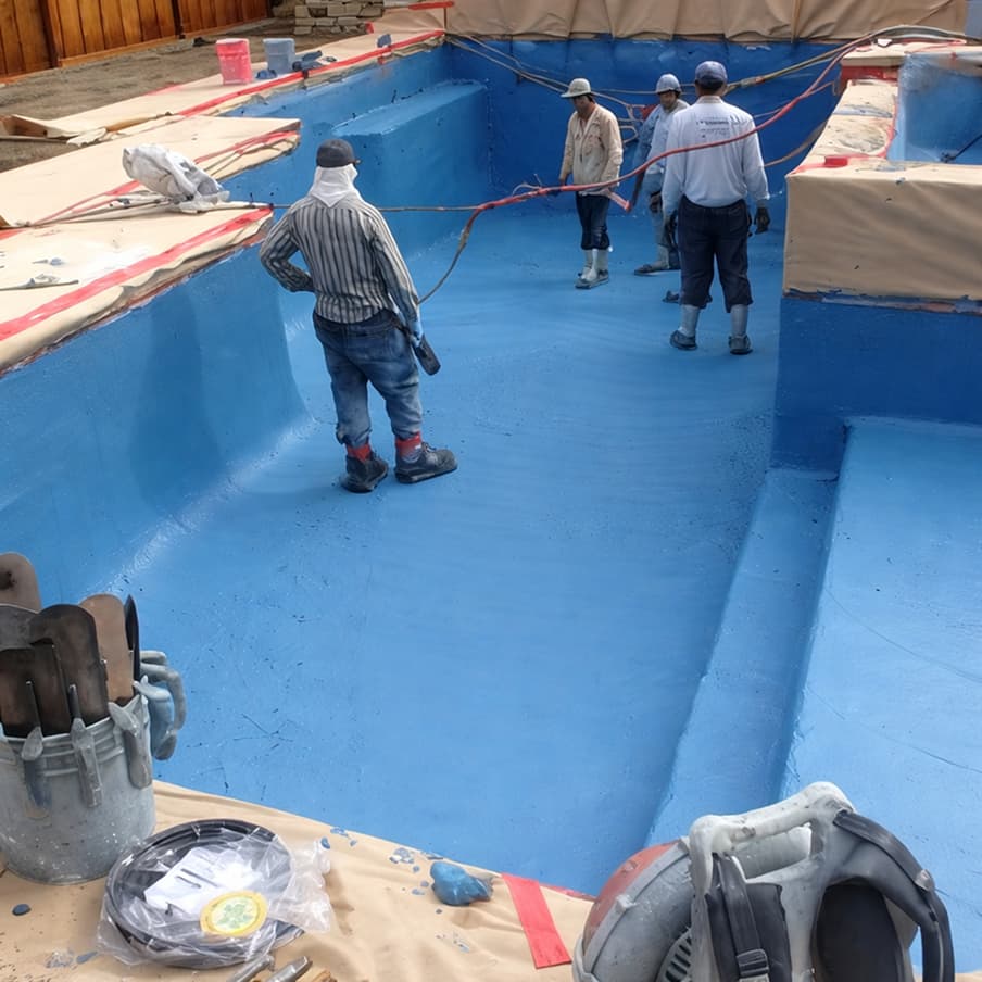 Structural Pool Crack Repair